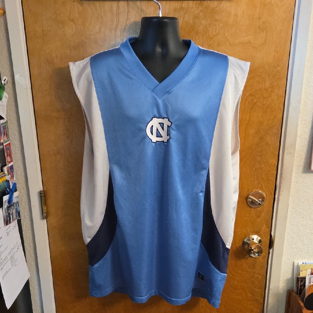 Vintage 90's Nike Air Jordan Basketball Jersey Mens XXL North Carolina Blue Y2K